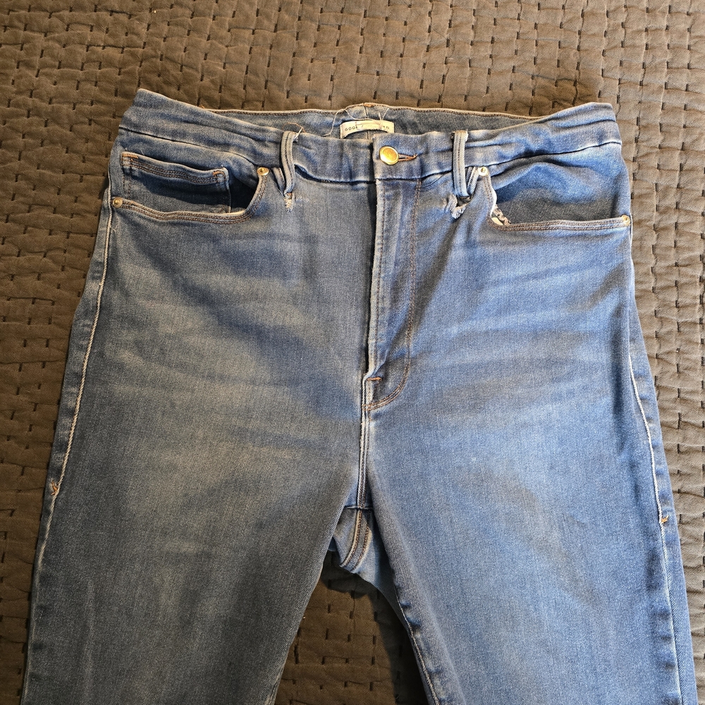 Good American High Rise Blue Jeans